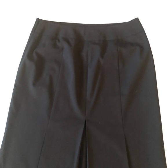 Loft Chocolate Brown Pleated Back Stretch Skirt - Picture 8 of 13